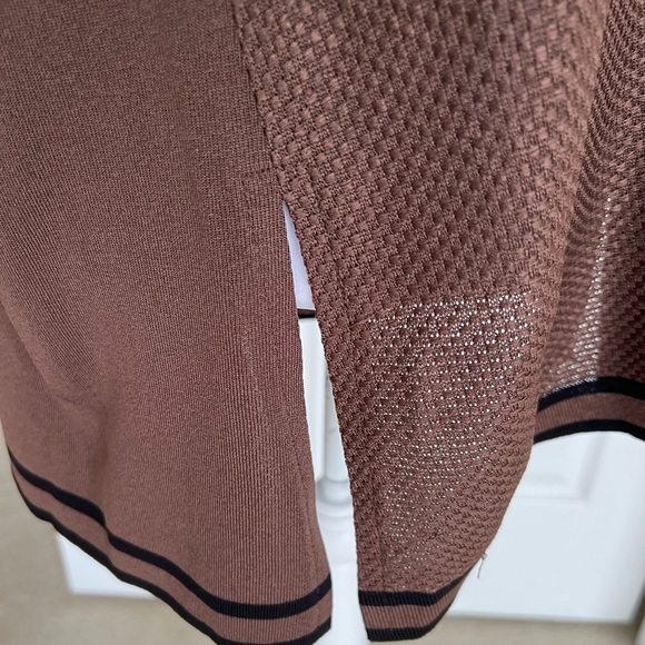 Exclusively Misook Long Sleeve Open Front Cardigan Sweater - Large - Picture 8 of 10